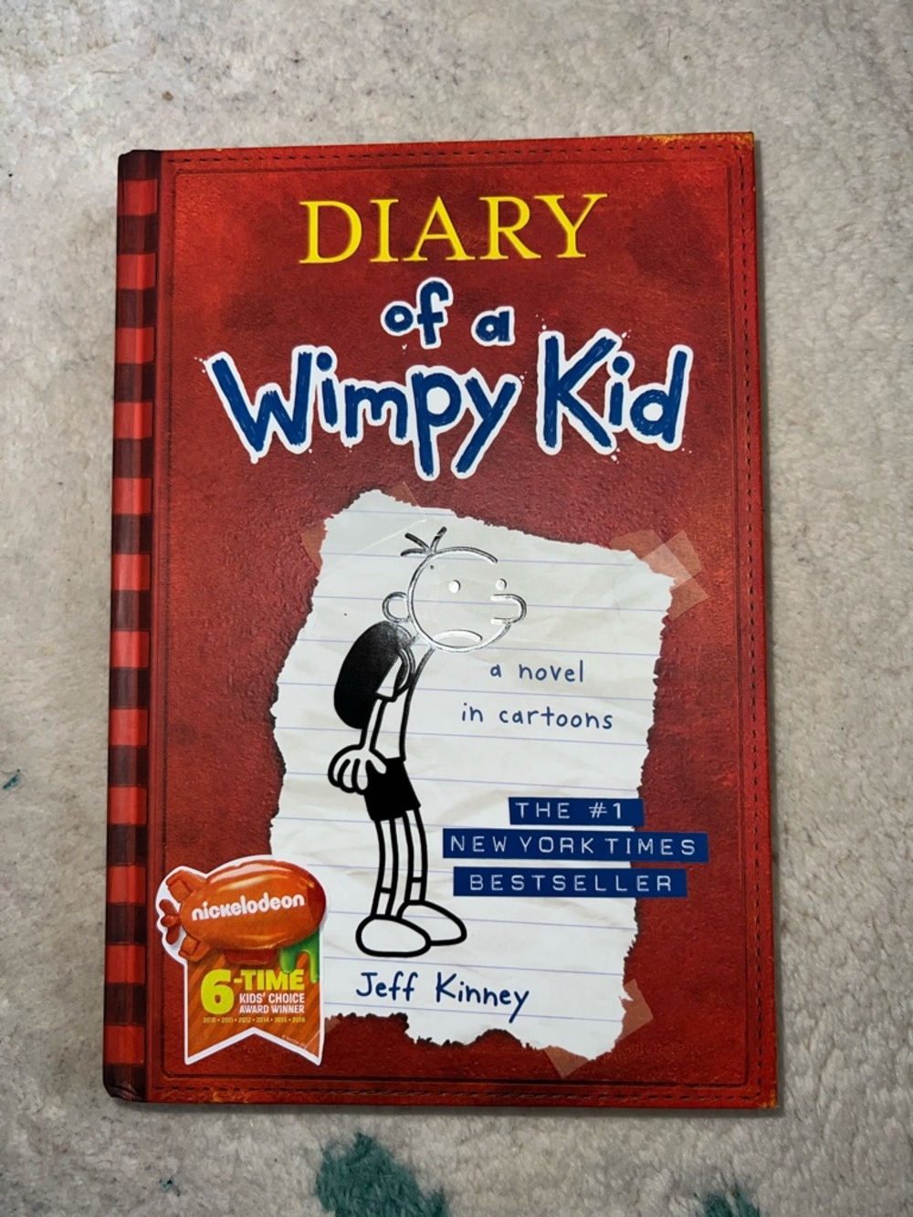 Diary of a Wimpy Kid by Jeff Kinney - Red Cover